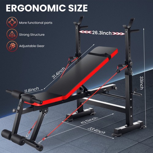 600lbs weight bench set with - weight,