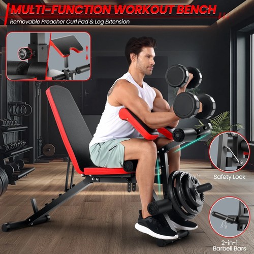 800lbs adjustable weight bench - adjustable,