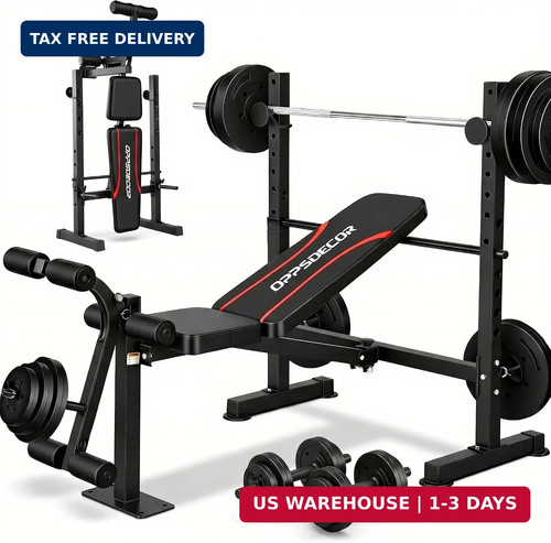 Oppsdecor weight bench set - oppsdecor,