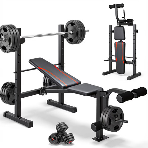 600lbs foldable weight bench - 600lbs,